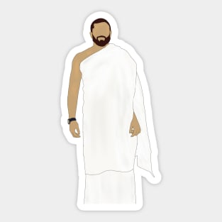 Men Hajj Hand Drawn Sticker